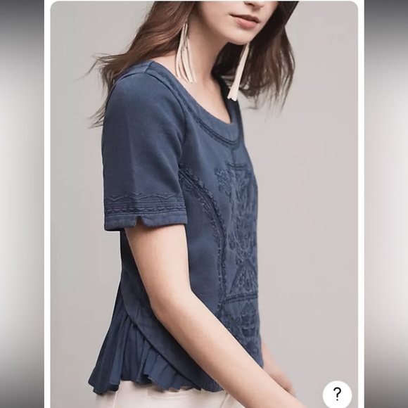 Saturday Sunday brand from Anthropology. Navy blue. Sz: Sm. - Picture 2 of 7